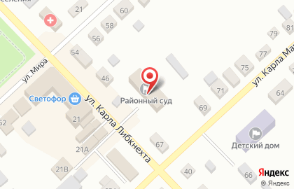 Верхнеуральский федеральный районный суд на карте