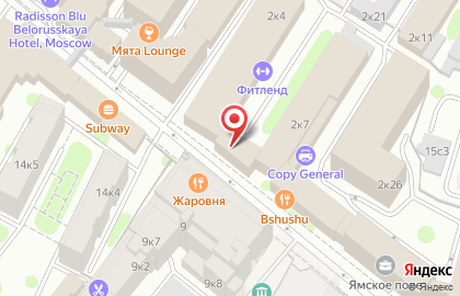 Киоск фастфудной продукции на 3-й улице Ямского Поля на карте