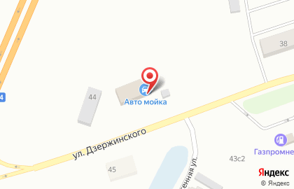 СТО Ладья на улице Дзержинского на карте