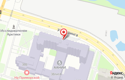 ААНИИ, Арктический и антарктический НИИ на карте