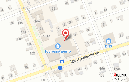 Магазин бытовой техники и электроники Цифмаркет на Центральной улице на карте