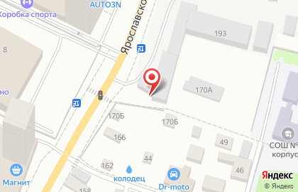 Цветочная база РосЦвет на Ярославском шоссе на карте