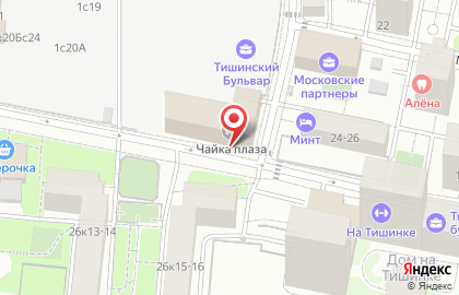 Магазин домашнего текстиля La Prima в Пресненском районе на карте