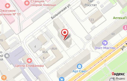 ЕИРЦ на улице Мичурина на карте