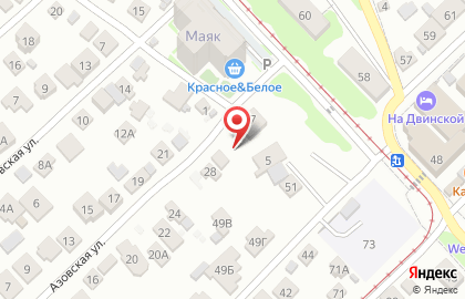 Магазин бескаркасных детских автокресел в Дзержинском районе на карте