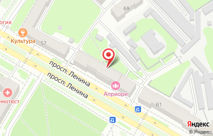 Ирбис на проспекте Ленина на карте