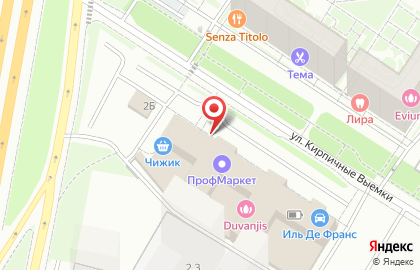 Супермаркет Пятёрочка в Москве на карте