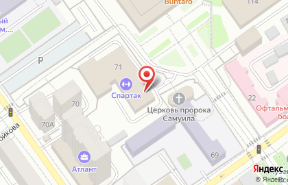Бассейн Спартак на улице Карла Маркса на карте