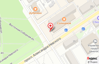 Ателье Анжелика на проспекте Александра Невского на карте