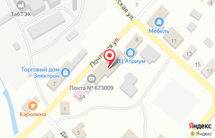 Магазин Мир одежды и обуви в Петровск-Забайкальском на карте