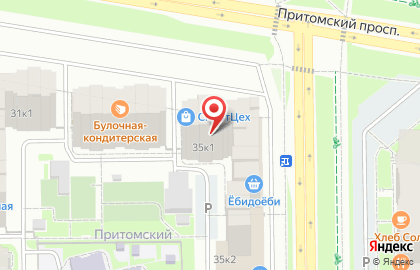 Магазин косметики и бытовой химии Магнит Косметик на Притомском проспекте на карте