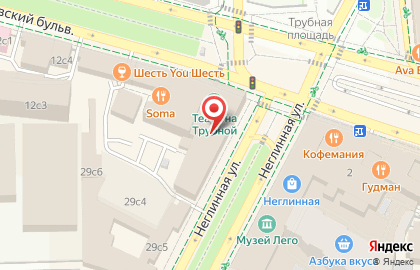 Театральное на карте