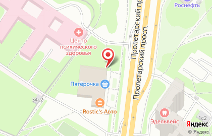 Пиццерия Domino`s Pizza на Пролетарском проспекте на карте