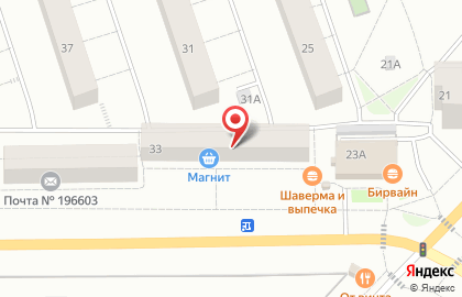 Дарница в Пушкине на карте