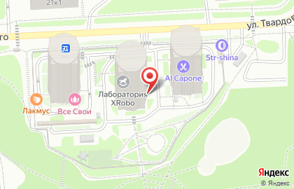 Твардовского, 14, ТСЖ на карте