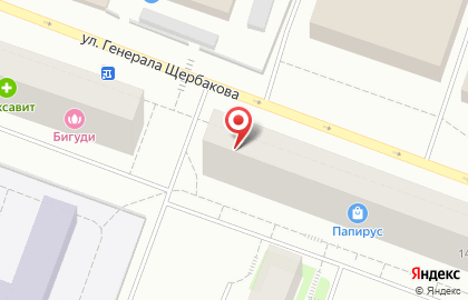 Фотоцентр Май на улице Генерала Щербакова на карте