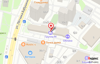 Типография Группа М в Москве на карте