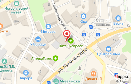 Микрофинансовая компания Nacta-credit на Нижегородской улице на карте