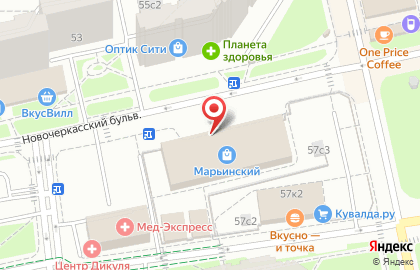 Фирменный магазин У Палыча на Новочеркасском бульваре, 57 к 1 на карте