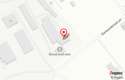 Вольский мел на карте