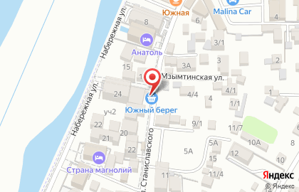 Гастроном Южный на улице Станиславского на карте