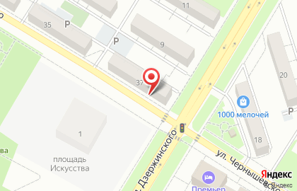 КОНСИБ на улице Чернышевского на карте