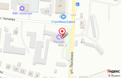 Автомойка Лукойл, АЗС на улице Чапаева на карте