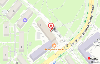 Банкомат Открытие на улице Терешковой на карте