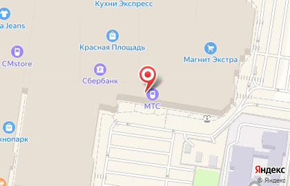 Салон связи МТС на улице имени Дзержинского на карте