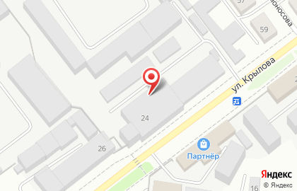 Торговая компания Медком-МП на улице Крылова на карте