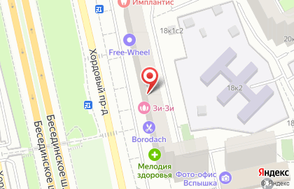 Автошкола Smart на улице Борисовские Пруды на карте