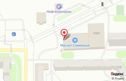 Гипермаркет Магнит Семейный на улице Свердлова на карте