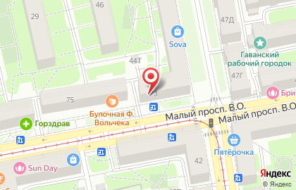 Магазин сувениров и часов в Василеостровском районе на карте