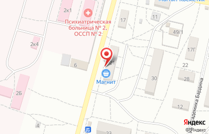Радеж в Тракторозаводском районе на карте