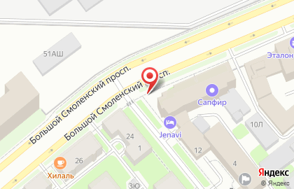 АвтоРесурс СПб на Большом Смоленском проспекте на карте