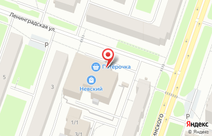 Аптечный пункт Гера Нординвест на улице Ленинградской на карте