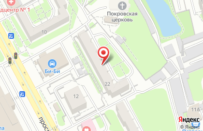 Торгово-монтажная компания Поднебесье на проспекте Хрущёва на карте