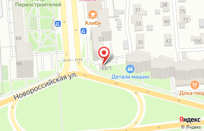 Продуктовый магазин Зеленый в Ленинском районе на карте