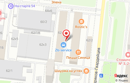 Магазин автозапчастей с доставкой Автостиль на площади Сибиряков-Гвардейцев на карте