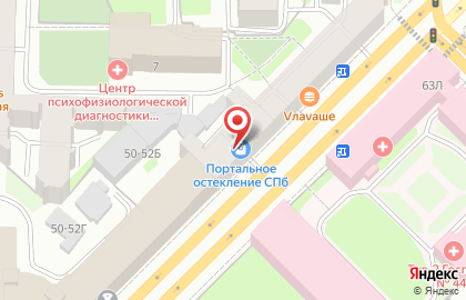 Портальное остекление СПб на карте