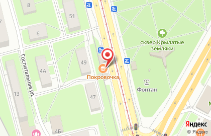 Магазин цветов в Смоленске на карте