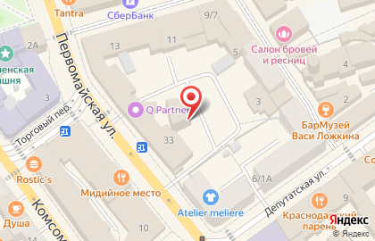 Почтовик на карте