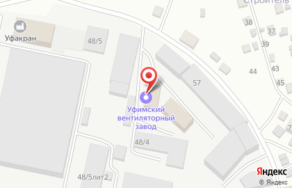 Производственное объединение Уфимский вентиляторный завод на улице имени Фронтовых бригад на карте