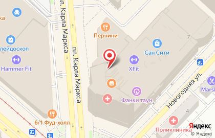 Салон одежды Zheno на площади Карла Маркса на карте