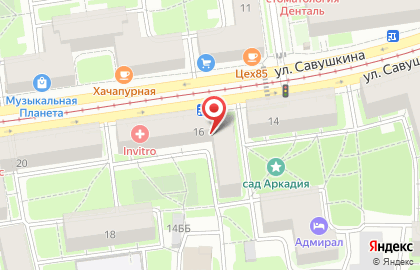 Библиотека №5 СПб ГБУ "ЦБС Приморского района" на карте