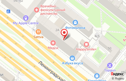 Студия маникюра NailMaker Bar на Ленинградском проспекте на карте