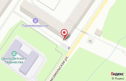 Курьерская служба Cdek на Комсомольской на карте