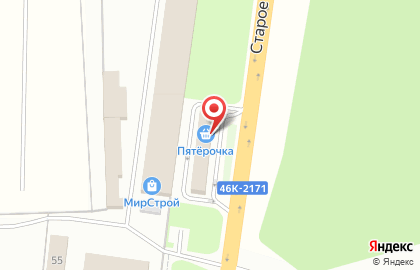 Супермаркет Пятёрочка в Москве на карте