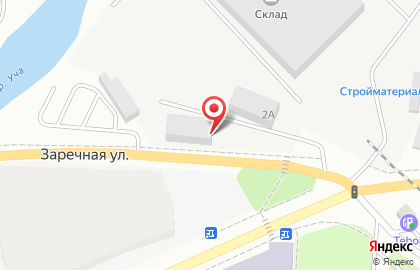 Бетонный завод Пушкино 18 на Заречной улице на карте