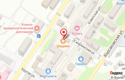 Никитка на Сахалинской улице на карте
